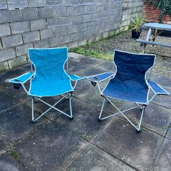 Camping chairs x2 (folding)