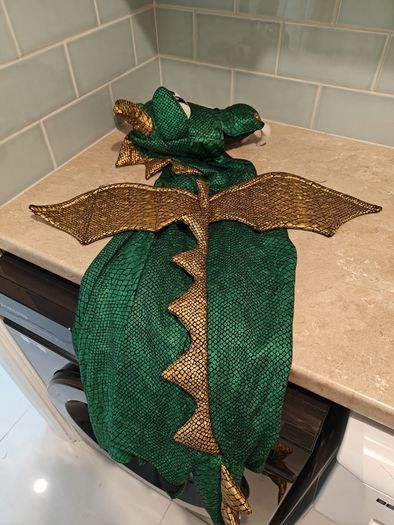 Halloween dragon costume 3/6 years old