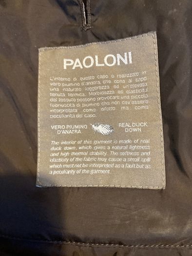 Paolini Real Duck Down Padded - Puffer Jacket - Size 12