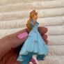 Papo Blue Princess Skating Figure 2016 Figure Skater Ice Skates Crown approx. 10 cm. Used Please see photos Image 7