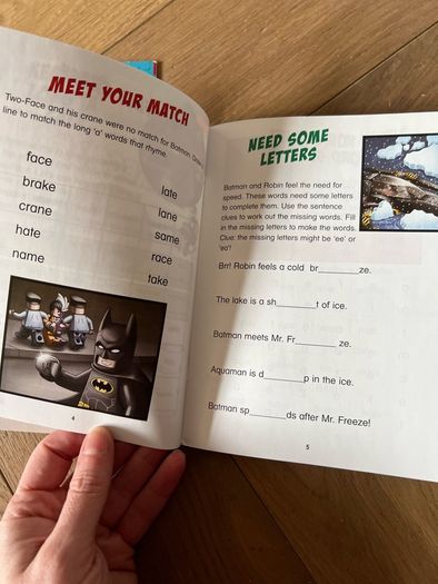 Unused - Lego Phonics Workbooks x 2