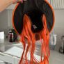 Halloween witch hat with hair Image 2