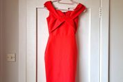 Vibrant red River Island dress