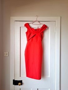 Vibrant red River Island dress