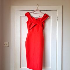 Vibrant red River Island dress
