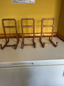 Copper pipe art works