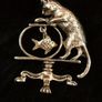 Gold Cat Brooch Image 4