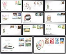 Collection 1991 Ireland Commemorative Stamps An Post First Day Cover (FDC). Collection of 11 covers.