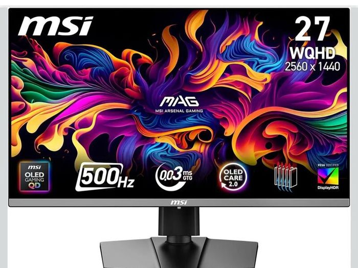 Msi Mag 272qp Qd-oled X50 27-inch Wqhd Gaming Monitor