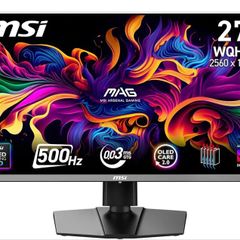 Msi Mag 272qp Qd-oled X50 27-inch Wqhd Gaming Monitor