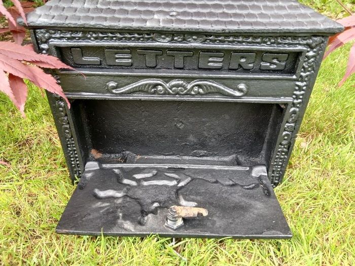 Antique Cast Iron Post Box