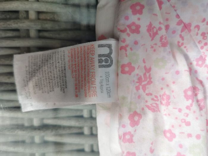 mothercare cotbed duvet