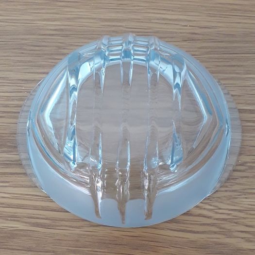 Art Deco - Small - Frosted Glass Dish