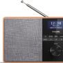 PHILIPS Audio Wooden Housing DAB+/FM/ Clock Bluetooth Radio Image 2