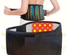 Lumbar Support Belt - Comfortable Back Brace with Heating Function