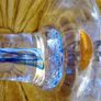 Irish Jerpoint Studio Hand Blown Glass Footed Bowl Image 4