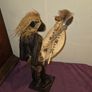 Carved African Warrior Statue Image 4