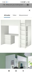 Bunk bed with desk
