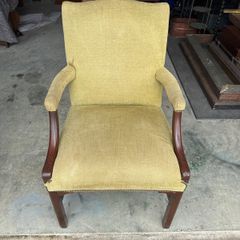 Antique Mahogany Framed Arm Chair