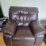 Leather suite - 3 seater, 2 seater and armchair Image 3