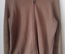 Hugo Boss Zip Up Cardigan Brown Size Small Great Condition