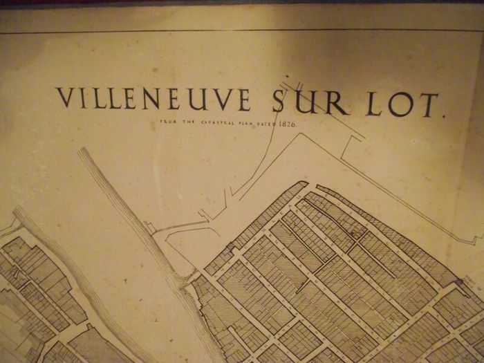 8 X 19th Century French walled city plans - 1816 to 1845