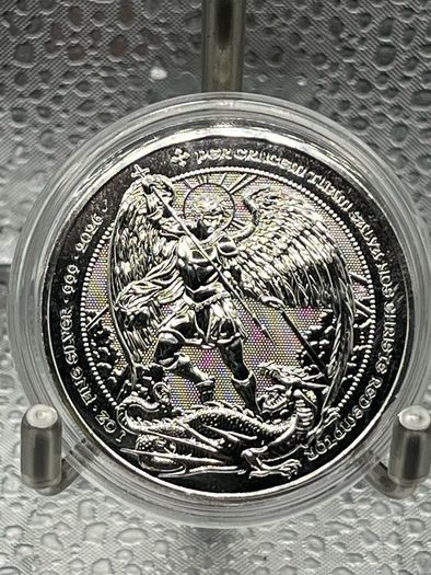 1oz Fine 999 Silver Bullion Archangel St Micheal 2026.
