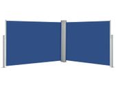 Retractable Side Awning Blue 100x1000 cm