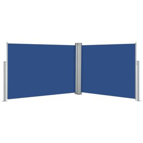 Retractable Side Awning Blue 100x1000 cm