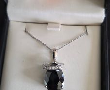 925 Sterling Silver Ladies Necklace