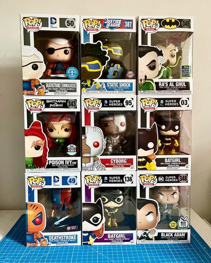 Assorted DC Funko Pops