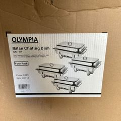 Olympia Milan Chafing Dishes x4