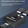 HDMI-Compatible Splitter 4K Switch KVM Bi-Direction 1x2/2x1 HDMI-compatible Switcher 2 in1 Out for PS4/3 TV Box Switcher Adapter Image 4