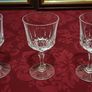 3 Piece Stemmed Crystal Goblets / Wine Glasses Image 3