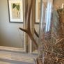 Huge stag solid with glass top for decor or candle Image 6