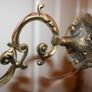 Antique Louis XVI Style Gilt Brass Lantern H-18" Image 6