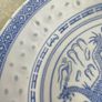 4 different ietms -1- Jingdezhen Porcelain 101/4 -inch Dragon Rice Grain Luncheon Plate - Vintage Blue and White Chinese Design is slieght chip at the edge 15.00 euro.2- Vintage Japanese octagonal porcelain bowl, commonly crafted in the traditional Arita  Image 8
