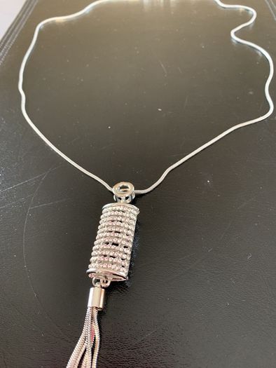silver necklace
