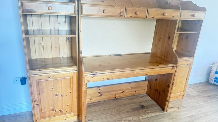pine desk