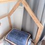 Wooden house-style single bed frame Image 4