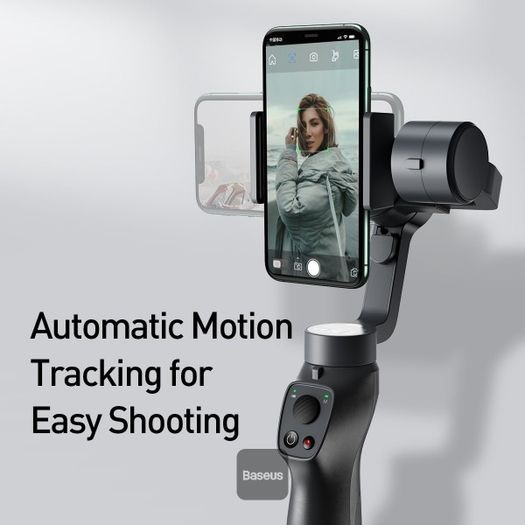 Baseus Control Handheld Gimbal 3-Axis Stabilizer for Smartphone Dark Grey
