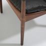 Vintage Set of 8 Rosewood and Black Leather Dining Chairs by Kristian Solmer Vedel, 1960s. Image 9