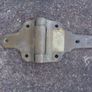 Vintage Brass Hinges x 2 for Sale Image 2