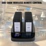 Restaurant Pager 16 Coasters Paging System Max 98 Nursery Pager Wireless Paging Queuing Calling System Touch Screen with Vibration, Flashing and Buzzer for Social Distance Hotels and Cafes Image 3