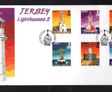 2003 Jersey Jersey Lighthouses II Commemorative Stamps First Day Cover (FDC)