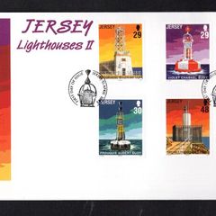 2003 Jersey Jersey Lighthouses II Commemorative Stamps First Day Cover (FDC)