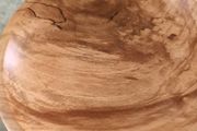 SMALL Wooden Bowl -SPALTED BEECH- and the date 1997.as trinket dish handmade wood turning by Dan O'Loughlin .