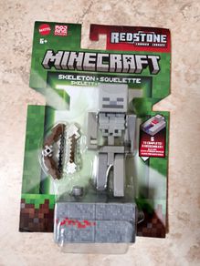 Minecraft Action Figure 2025 Redstone Charged Skeleton 8cm With Accessories NEW