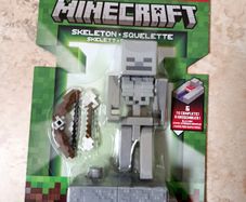Minecraft Action Figure 2025 Redstone Charged Skeleton 8cm With Accessories NEW