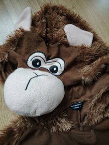 Adult Monkey Onesie Size XL
